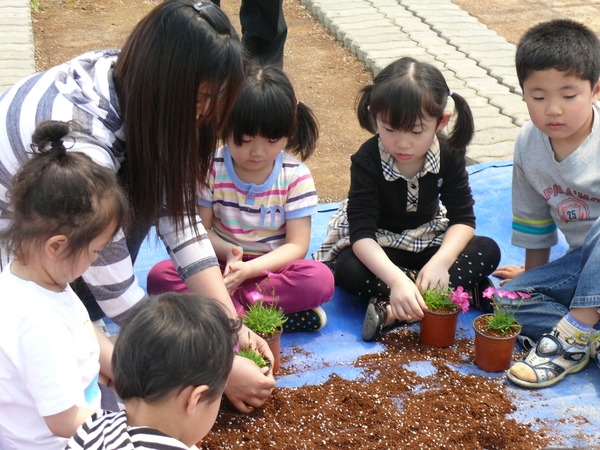 어린이“꽃 가꾸기”행사 개최  4