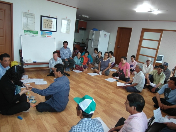 2012년 농촌건강 장수마을 교육 4
