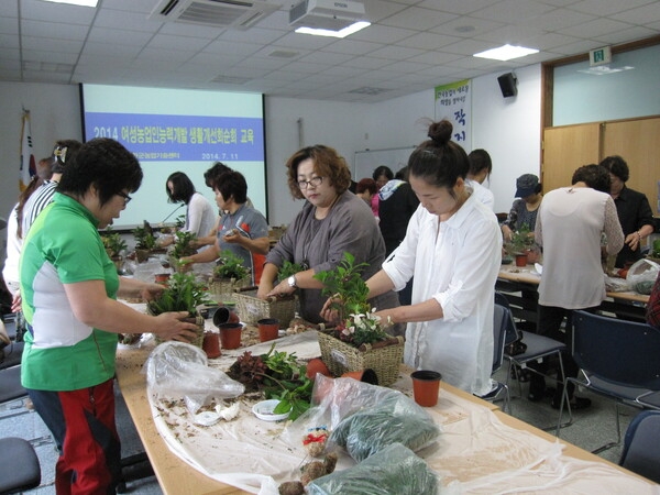 여성농업인 능력개발 생활개선회 순회교육 4