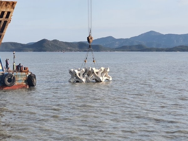 신안군! 수산자원 산란·서식장 본격 조성..