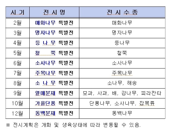 신안군, 분재정원에서 분재 특별전 연중 개최..'1섬 1정원, 사계절 꽃 피는 섬 신안'1